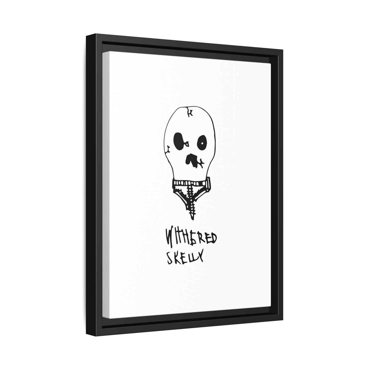 Nith OE Matte Canvas, Framed WITHERED SKELLY