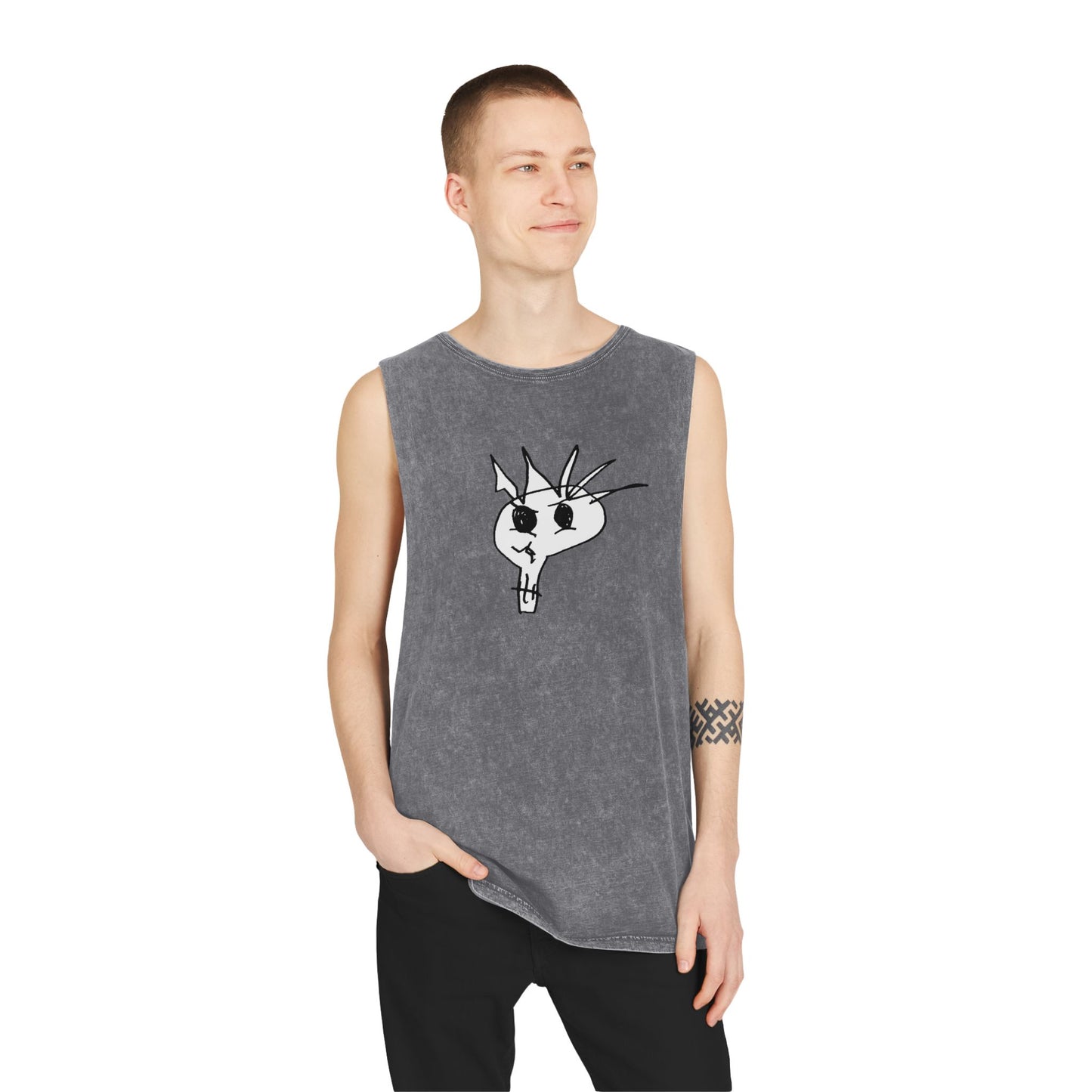 Nith OE Unisex Stonewash Tank Top SPIKE