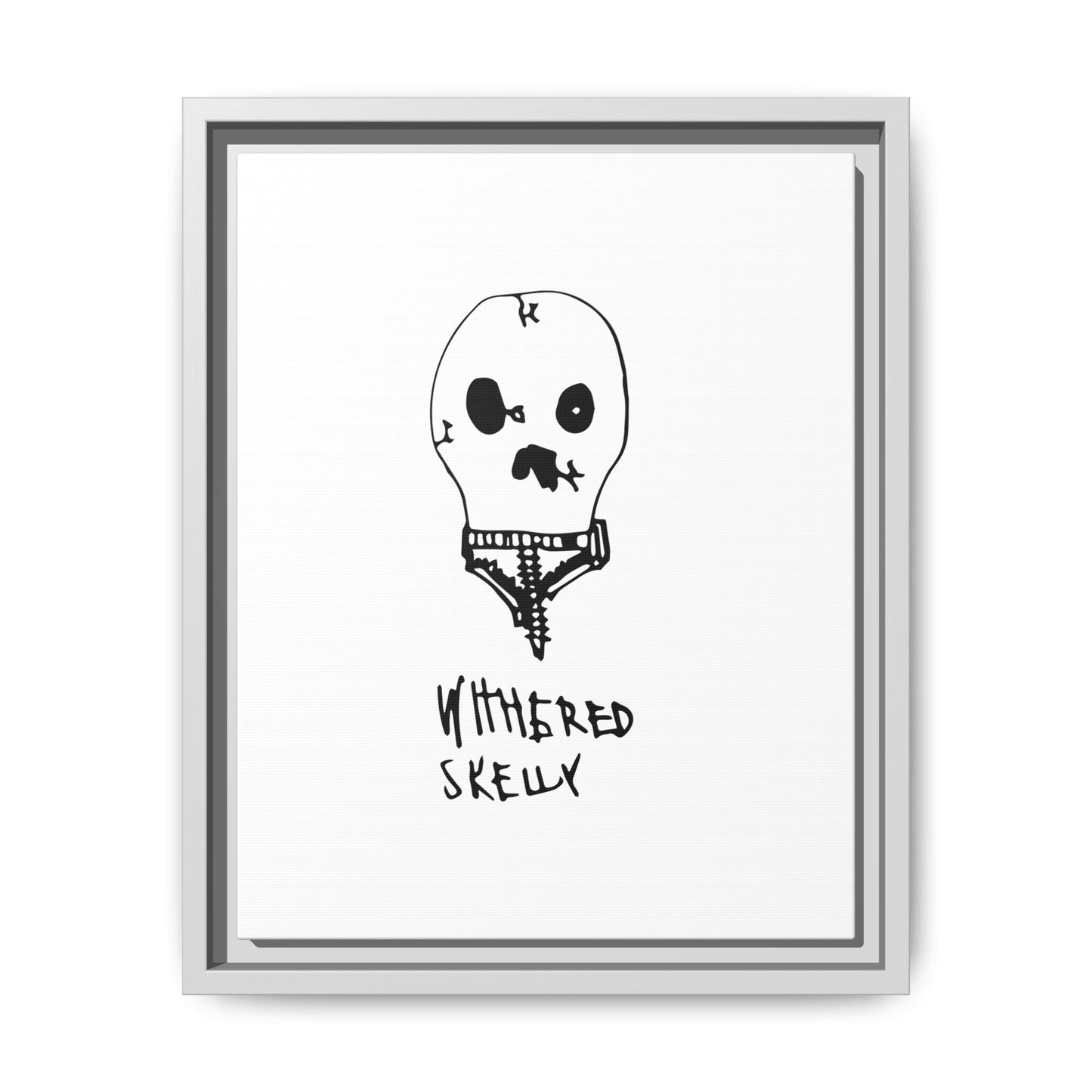 Nith OE Matte Canvas, Framed WITHERED SKELLY