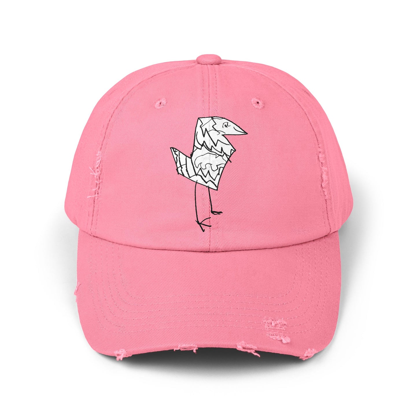 Nith OE Unisex Distressed Cap BIRD