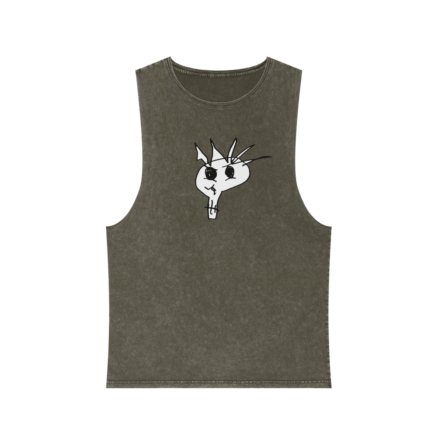 Nith OE Unisex Stonewash Tank Top SPIKE