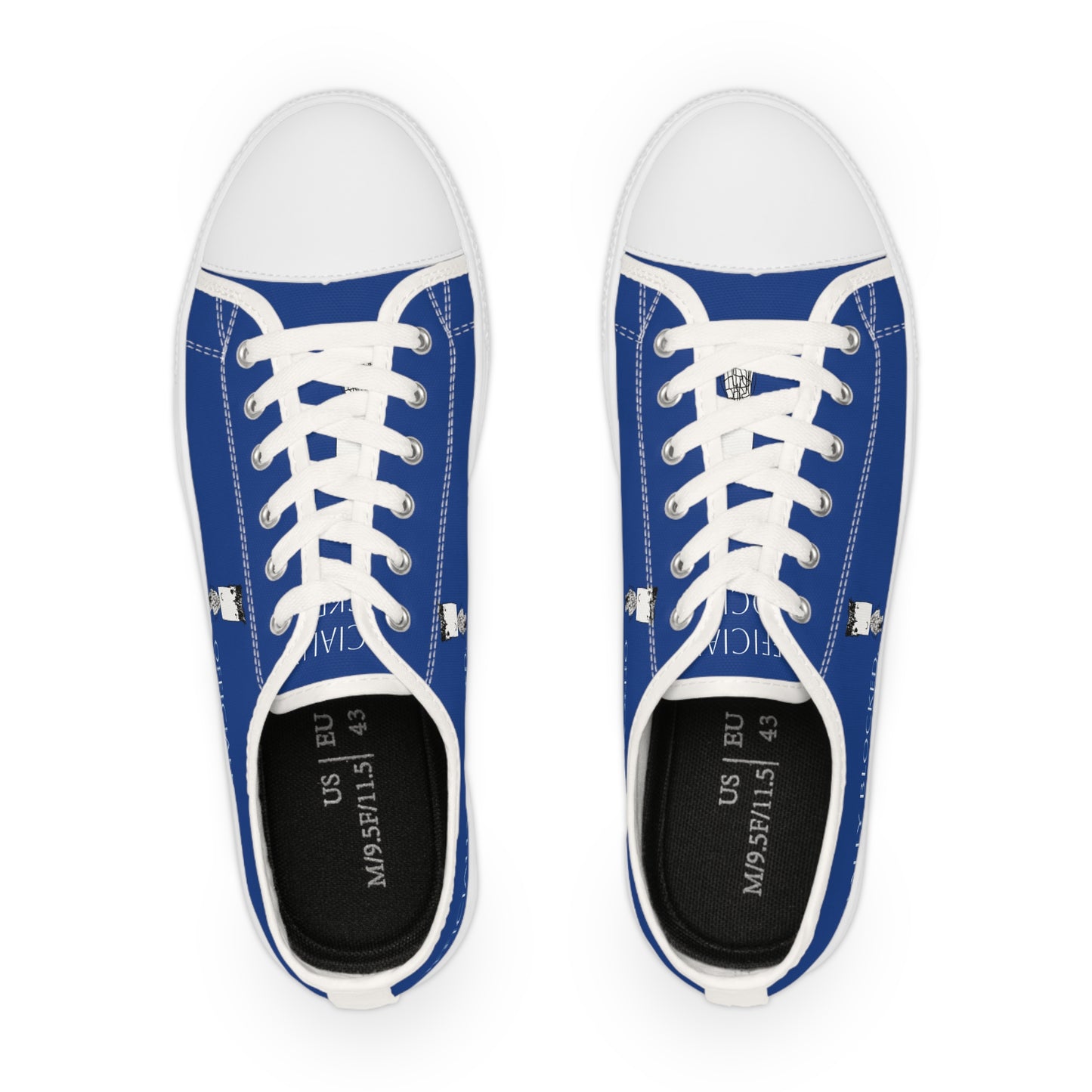 Nith OE Men's Low Top Sneakers Blue BLOCKHEAD