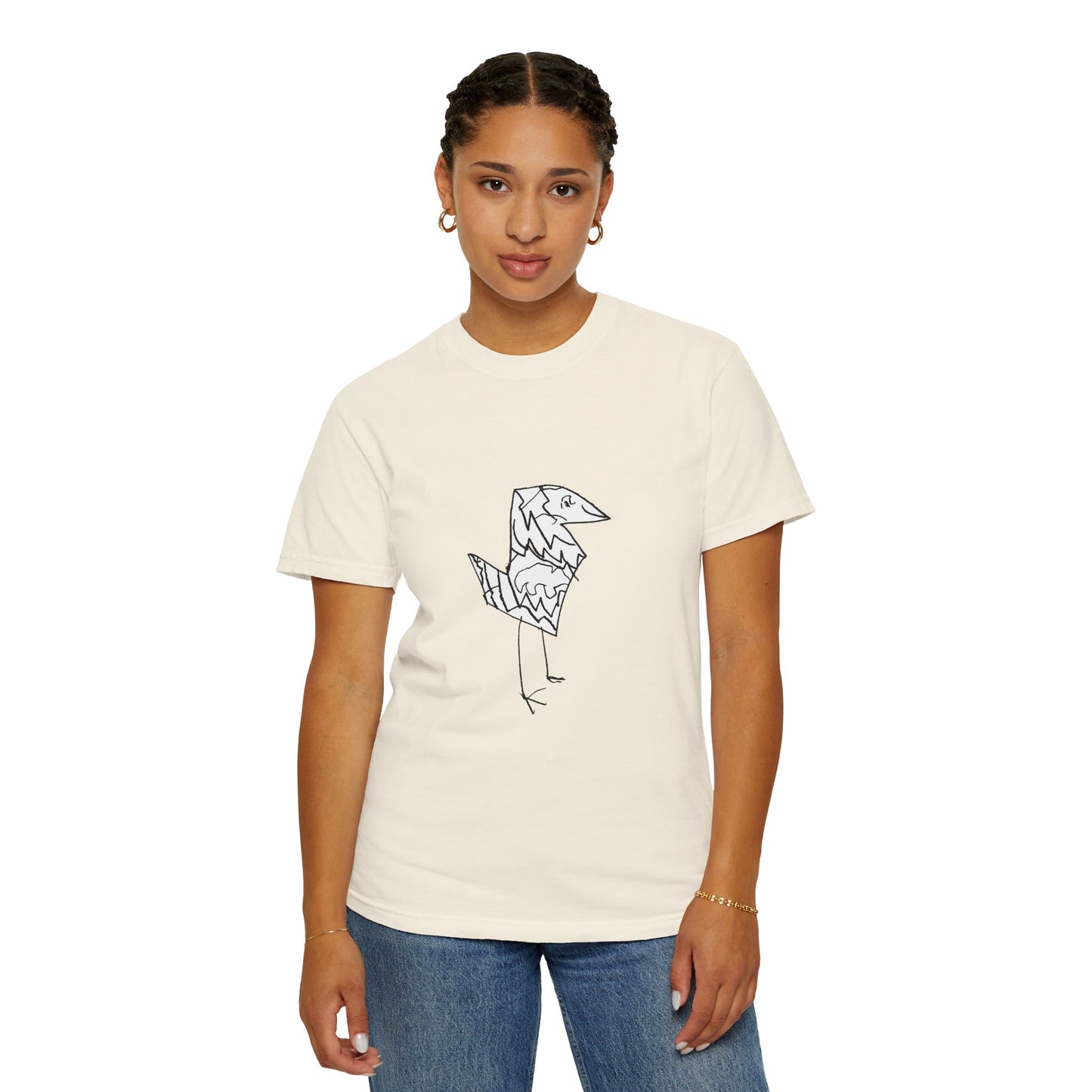 Nith OE Unisex Garment-Dyed T-shirt BIRD