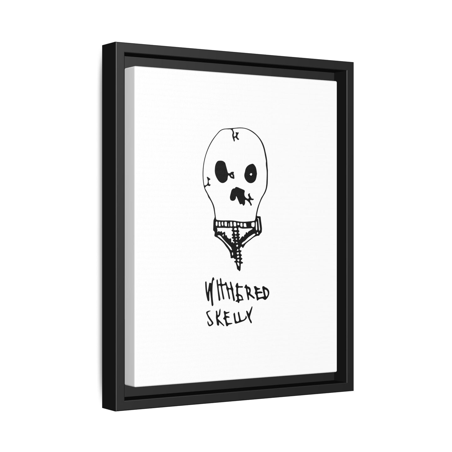 Nith OE Matte Canvas, Framed WITHERED SKELLY