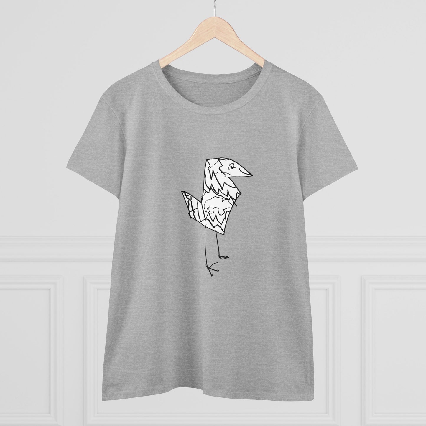 Nith OE Women's Midweight Cotton Tee BIRD