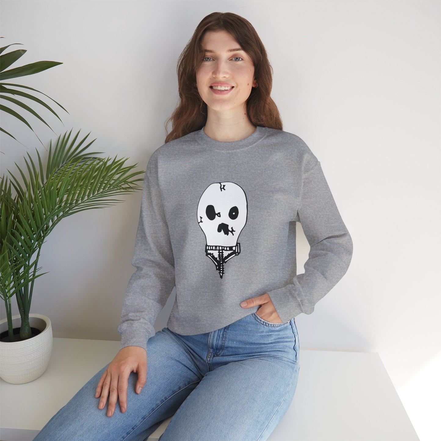 Nith OE Unisex Heavy Blend™ Crewneck Sweatshirt WITHERED SKELLY