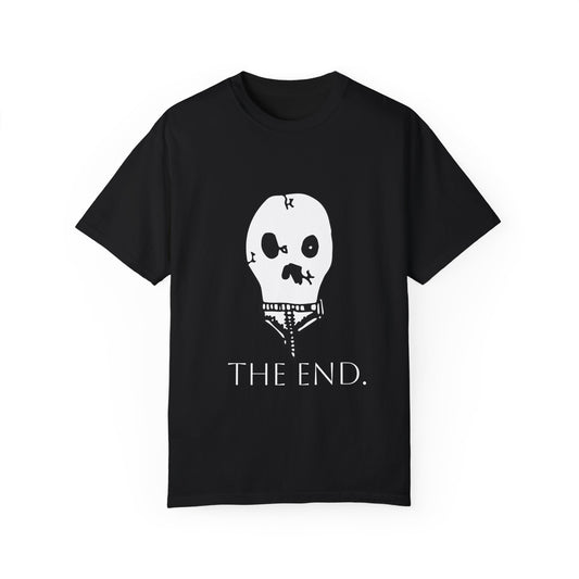 Nith OE Unisex Garment-Dyed T-shirt WITHERED SKELLY THE END