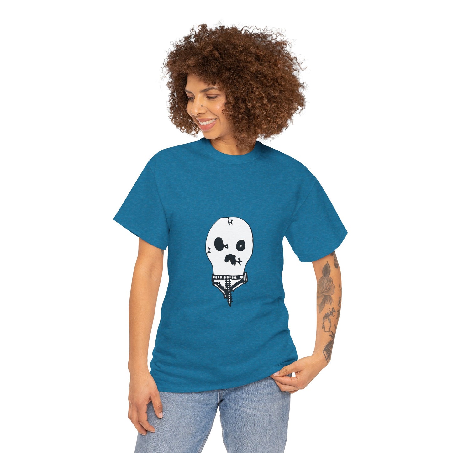 Nith OE Unisex Heavy Cotton Tee WITHERED SKELLY