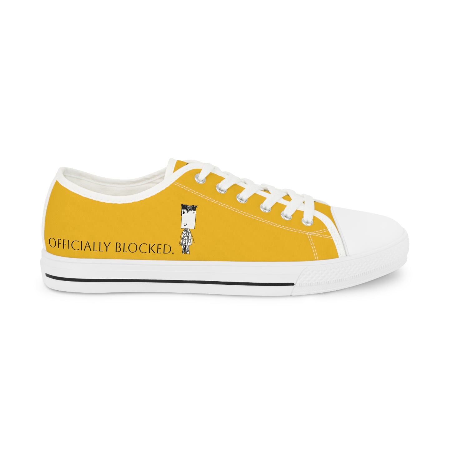 Nith OE Men's Low Top Sneakers Yellow BLOCKHEAD