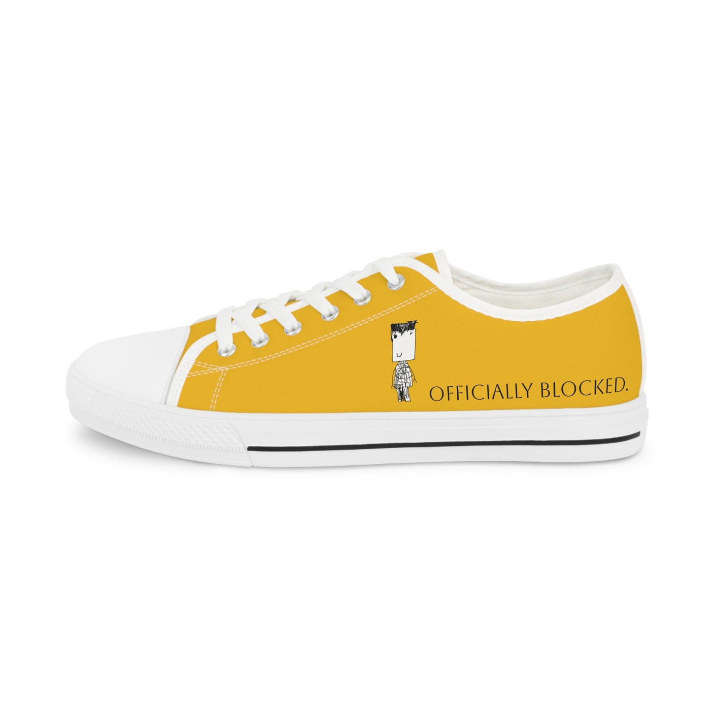 Nith OE Men's Low Top Sneakers Yellow BLOCKHEAD
