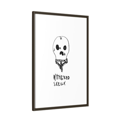 Nith OE Matte Canvas, Framed WITHERED SKELLY