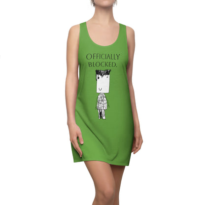 Nith OE Women's Racerback Dress Green BLOCKHEAD