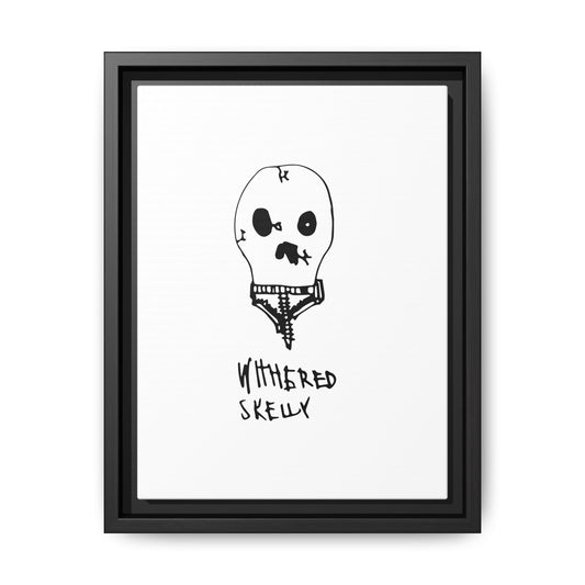 Nith OE Matte Canvas, Framed WITHERED SKELLY