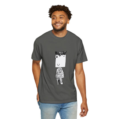 Nith OE Unisex Garment-Dyed T-shirt BLOCKHEAD
