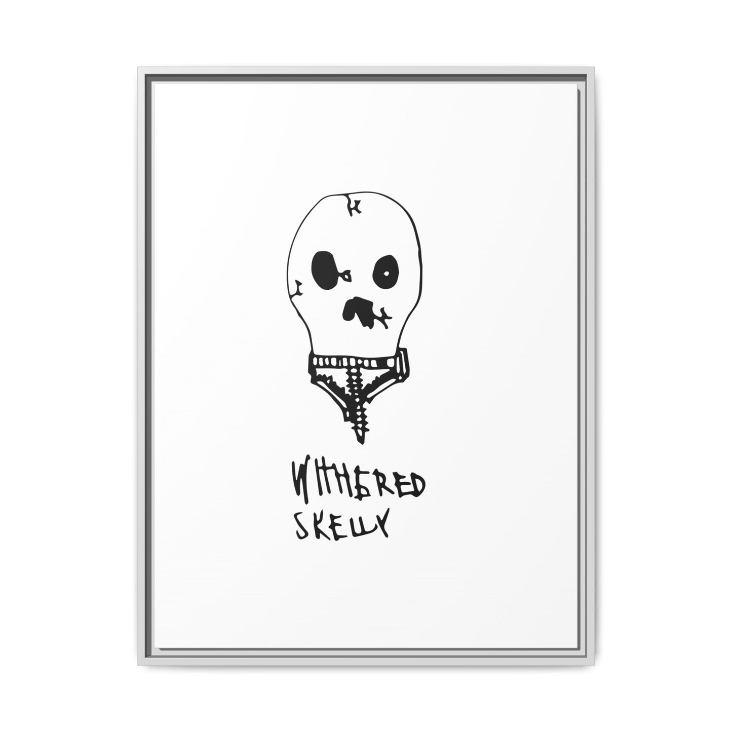 Nith OE Matte Canvas, Framed WITHERED SKELLY