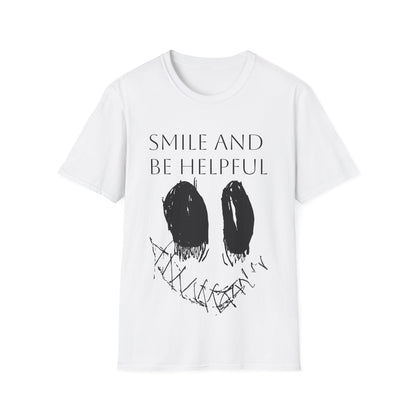 Nith OE Unisex Softstyle T-Shirt White - SMILE