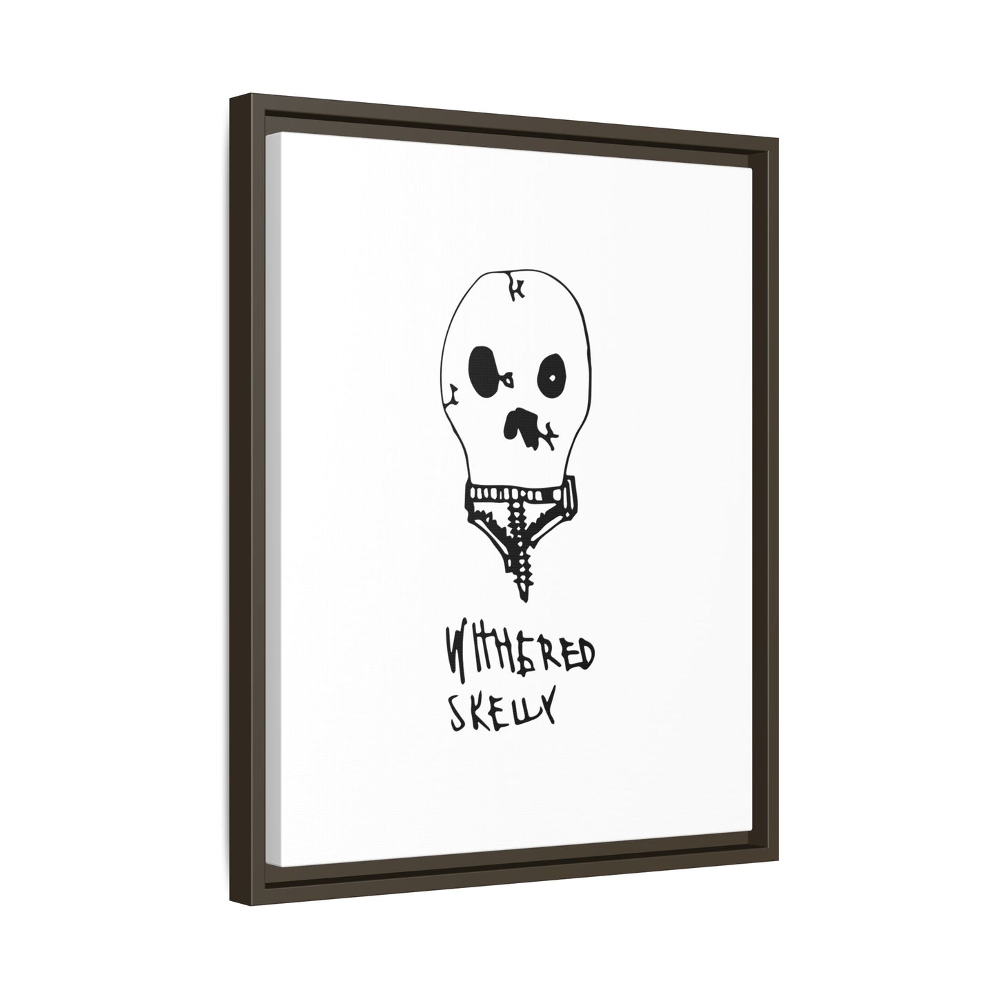 Nith OE Matte Canvas, Framed WITHERED SKELLY