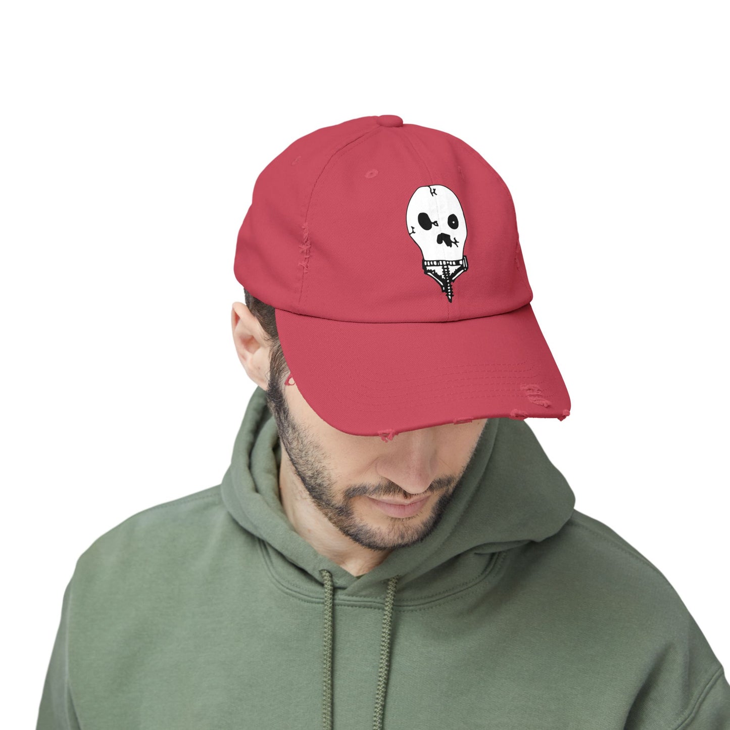 Nith OE Unisex Distressed Cap WITHERED SKELLY