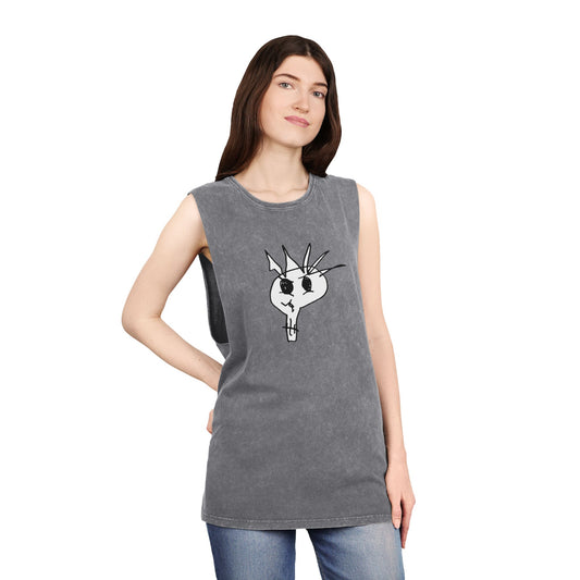 Nith OE Unisex Stonewash Tank Top SPIKE