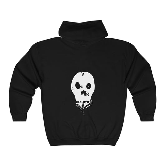 Nith OE Unisex Heavy Blend™ Full Zip Hooded Sweatshirt WITHERED SKELLY