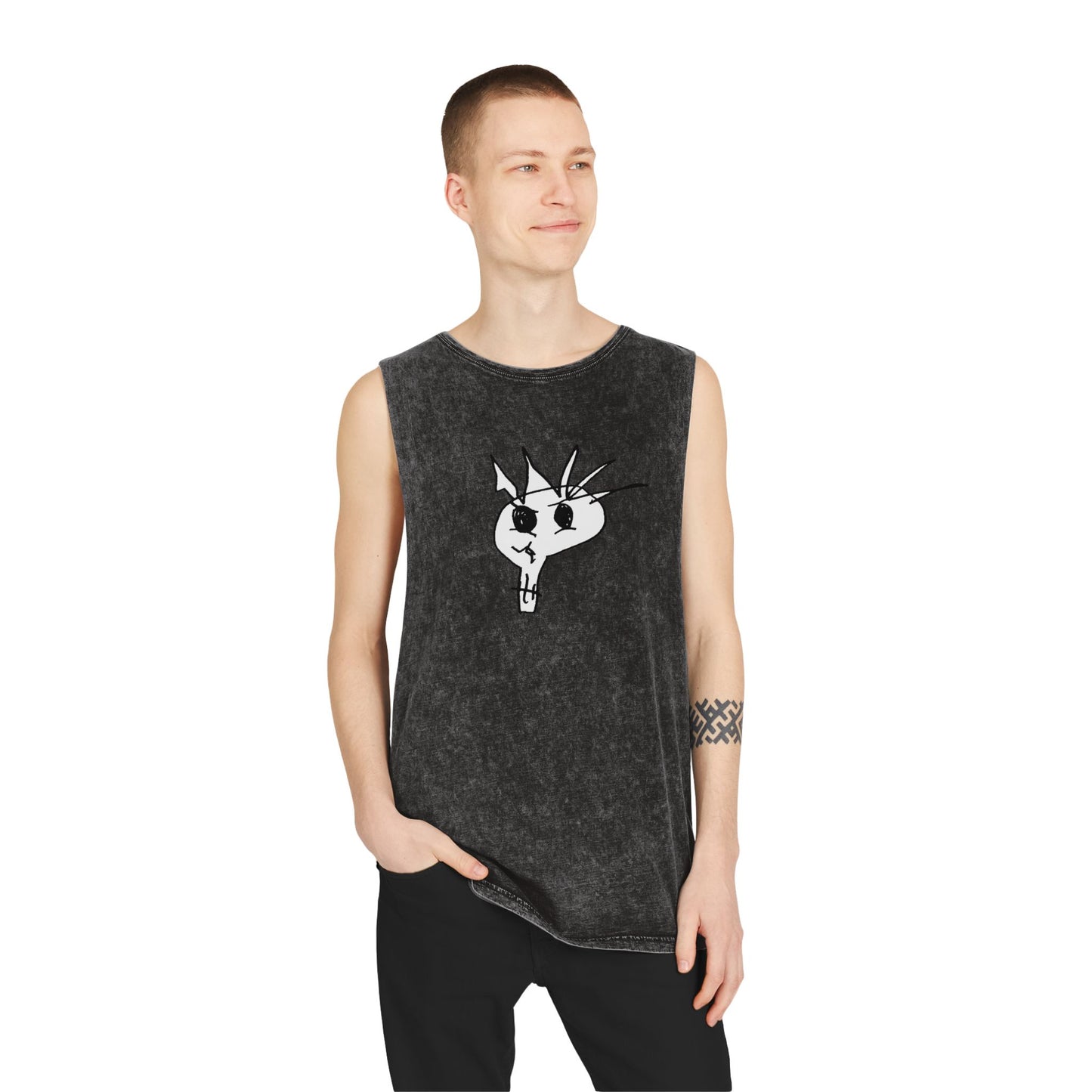 Nith OE Unisex Stonewash Tank Top SPIKE
