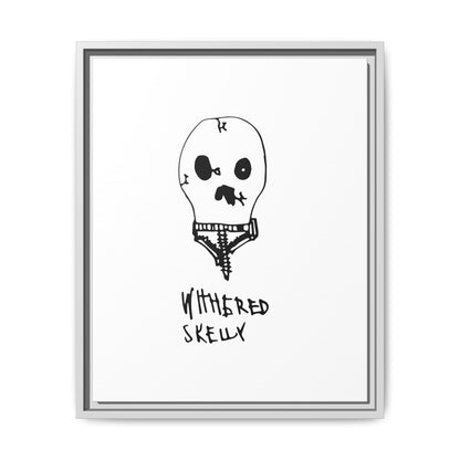 Nith OE Matte Canvas, Framed WITHERED SKELLY