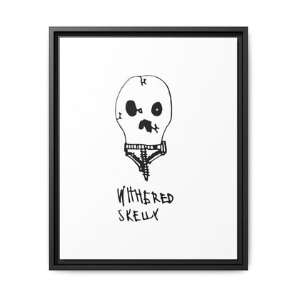 Nith OE Matte Canvas, Framed WITHERED SKELLY