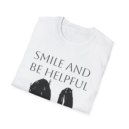 Nith OE Unisex Softstyle T-Shirt White - SMILE