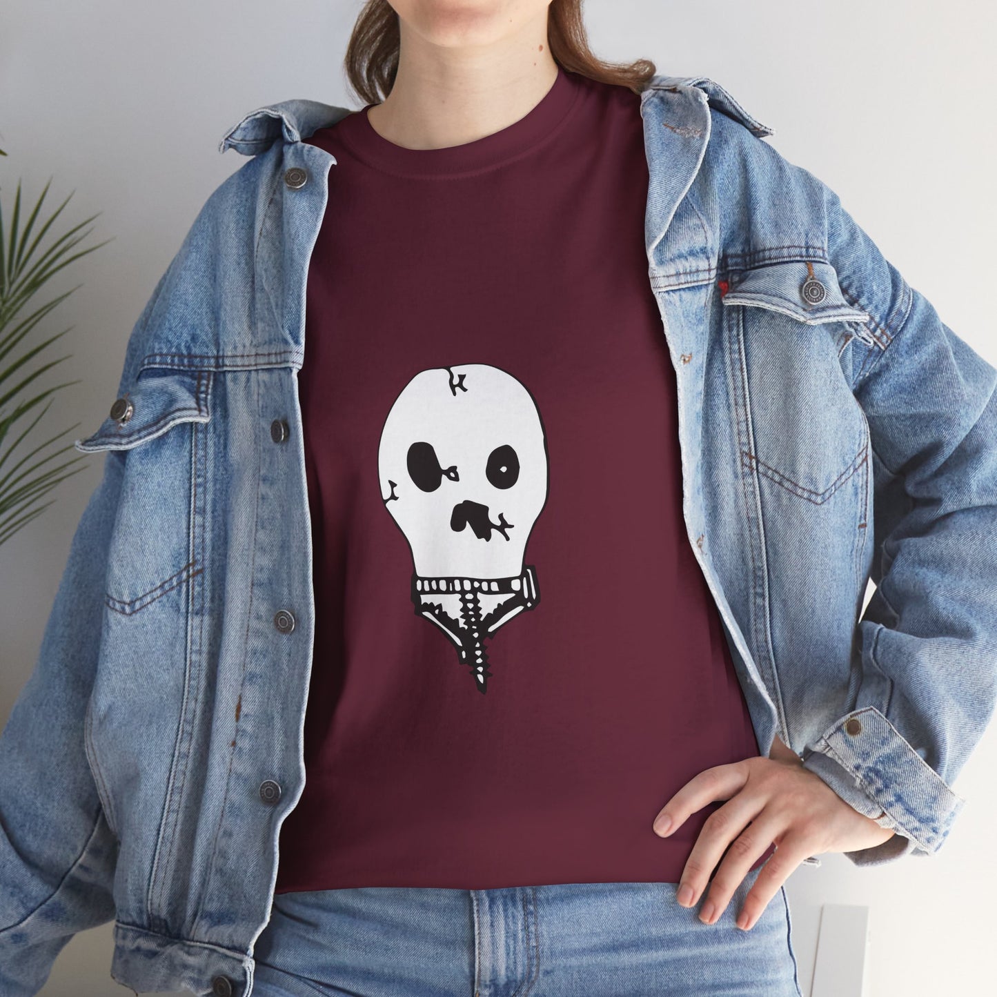 Nith OE Unisex Heavy Cotton Tee WITHERED SKELLY