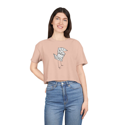 Nith OE Women's Crop Tee BIRD