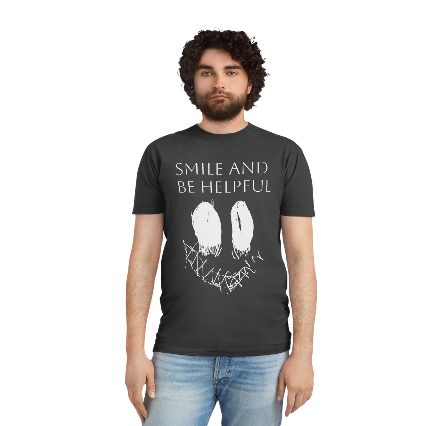 Nith OE Unisex Faded Shirt SMILE AND BE HELPFUL
