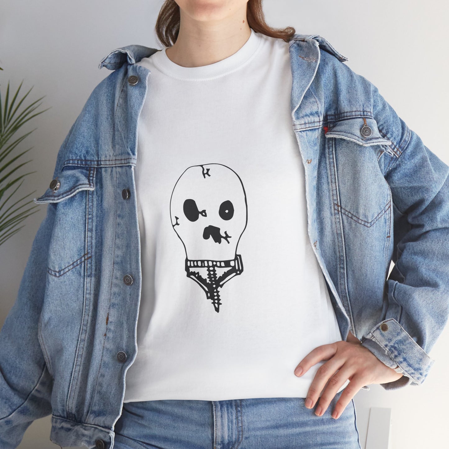 Nith OE Unisex Heavy Cotton Tee WITHERED SKELLY