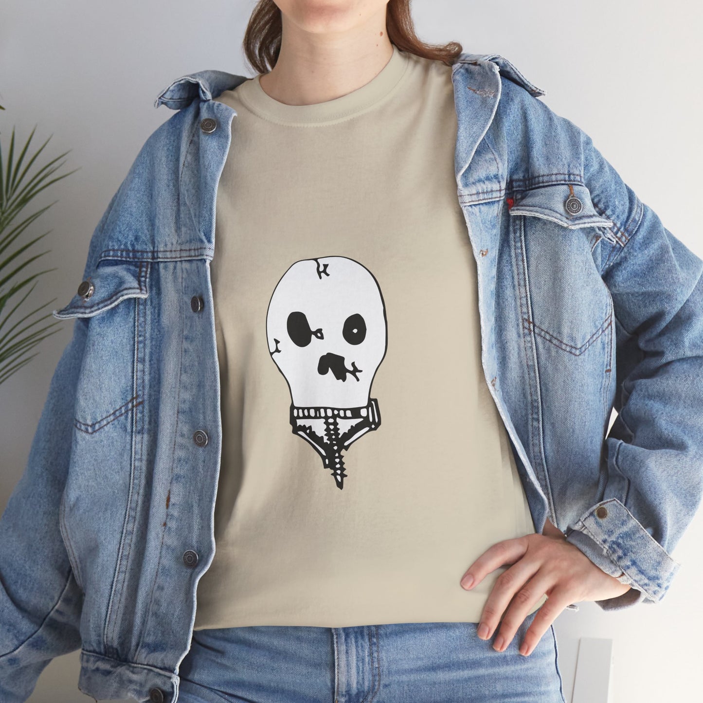 Nith OE Unisex Heavy Cotton Tee WITHERED SKELLY