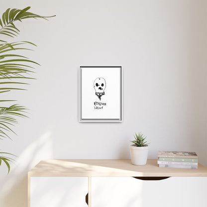 Nith OE Matte Canvas, Framed WITHERED SKELLY