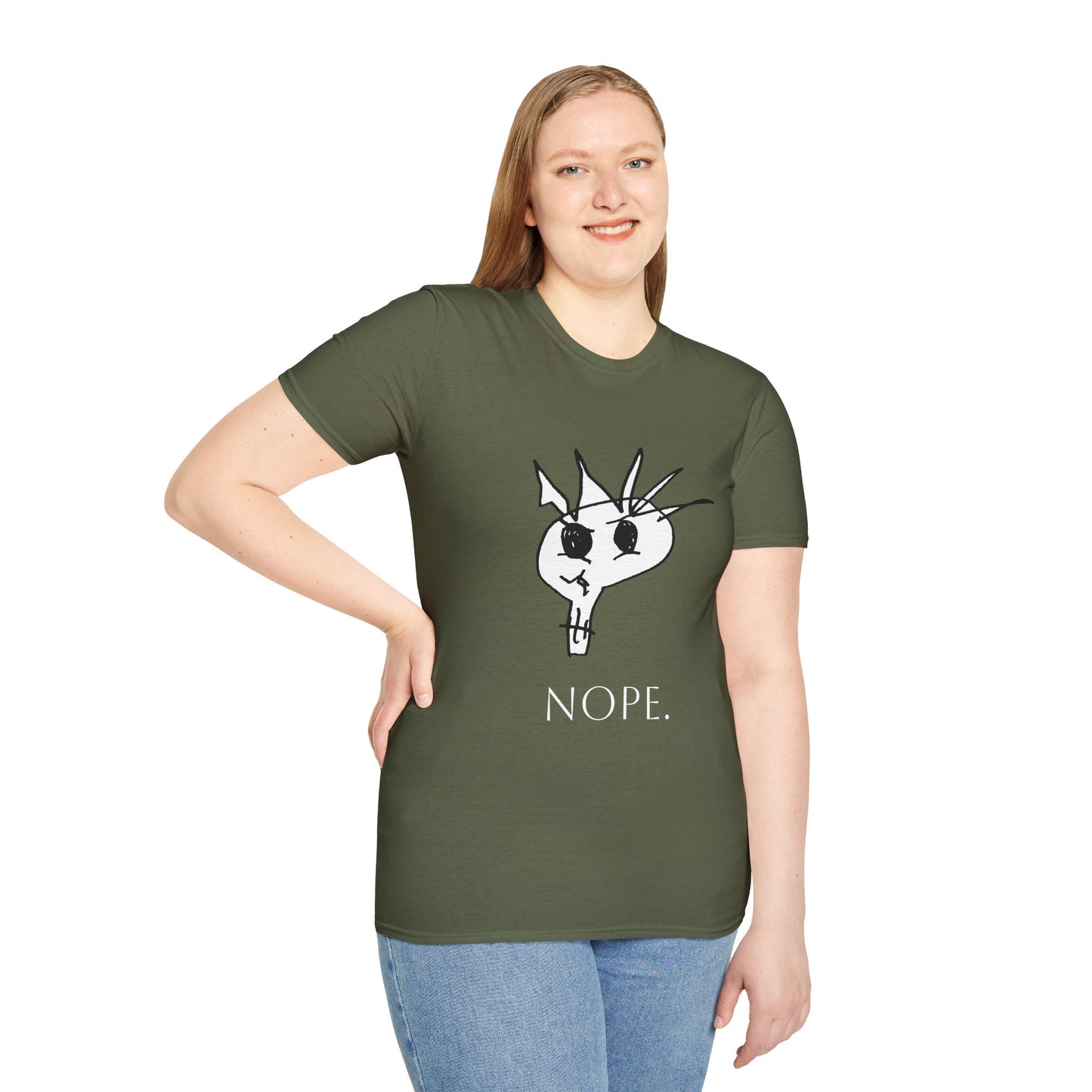 Nith OE Unisex Softstyle T-Shirt - SPIKE NOPE