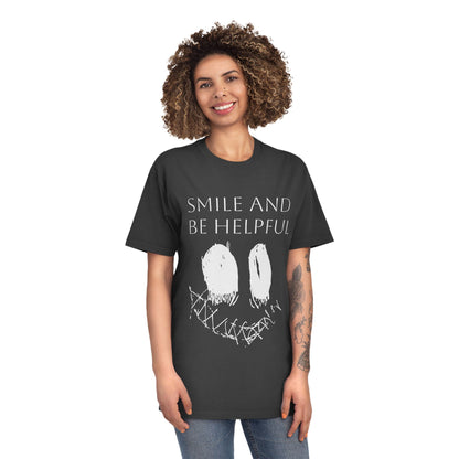 Nith OE Unisex Faded Shirt SMILE AND BE HELPFUL