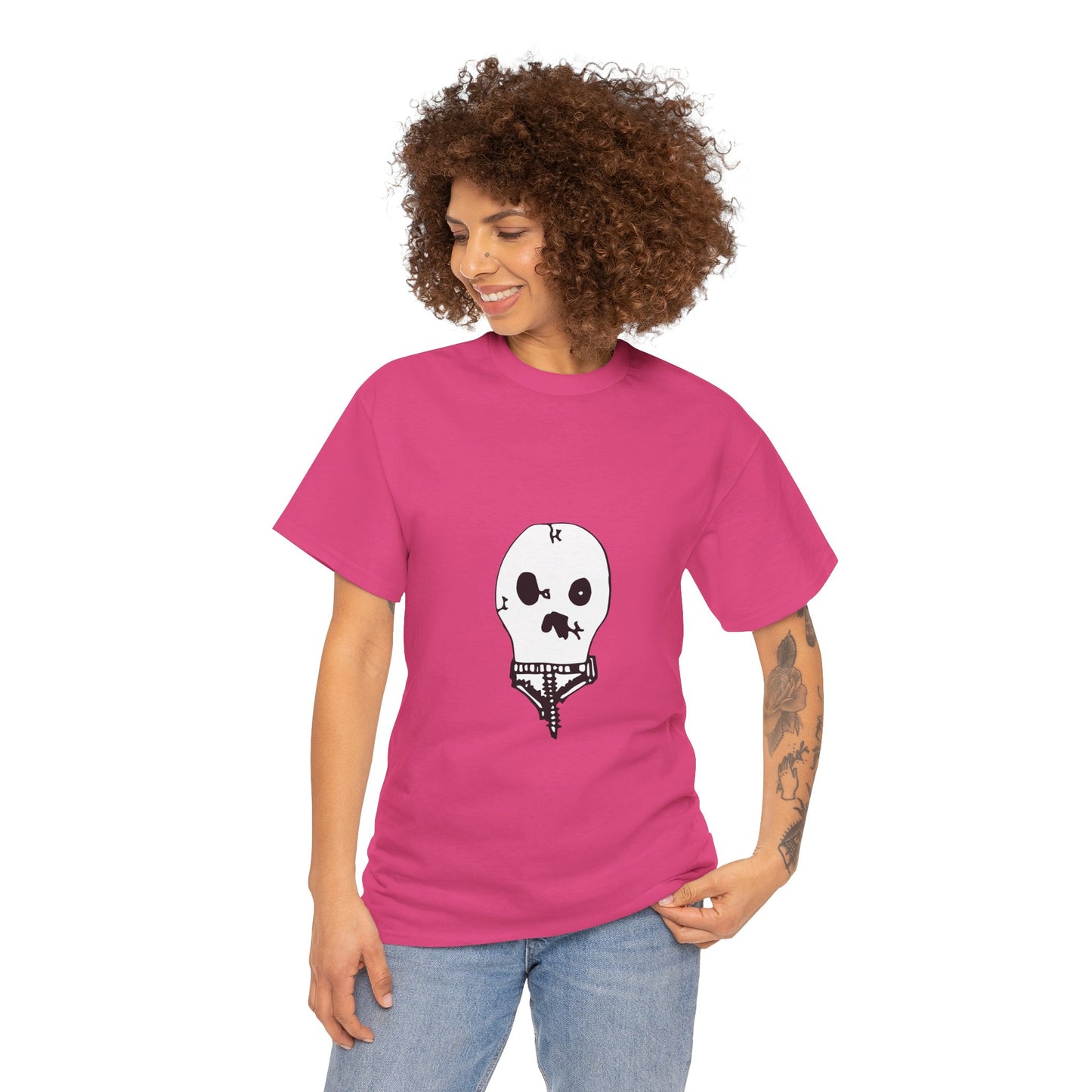 Nith OE Unisex Heavy Cotton Tee WITHERED SKELLY