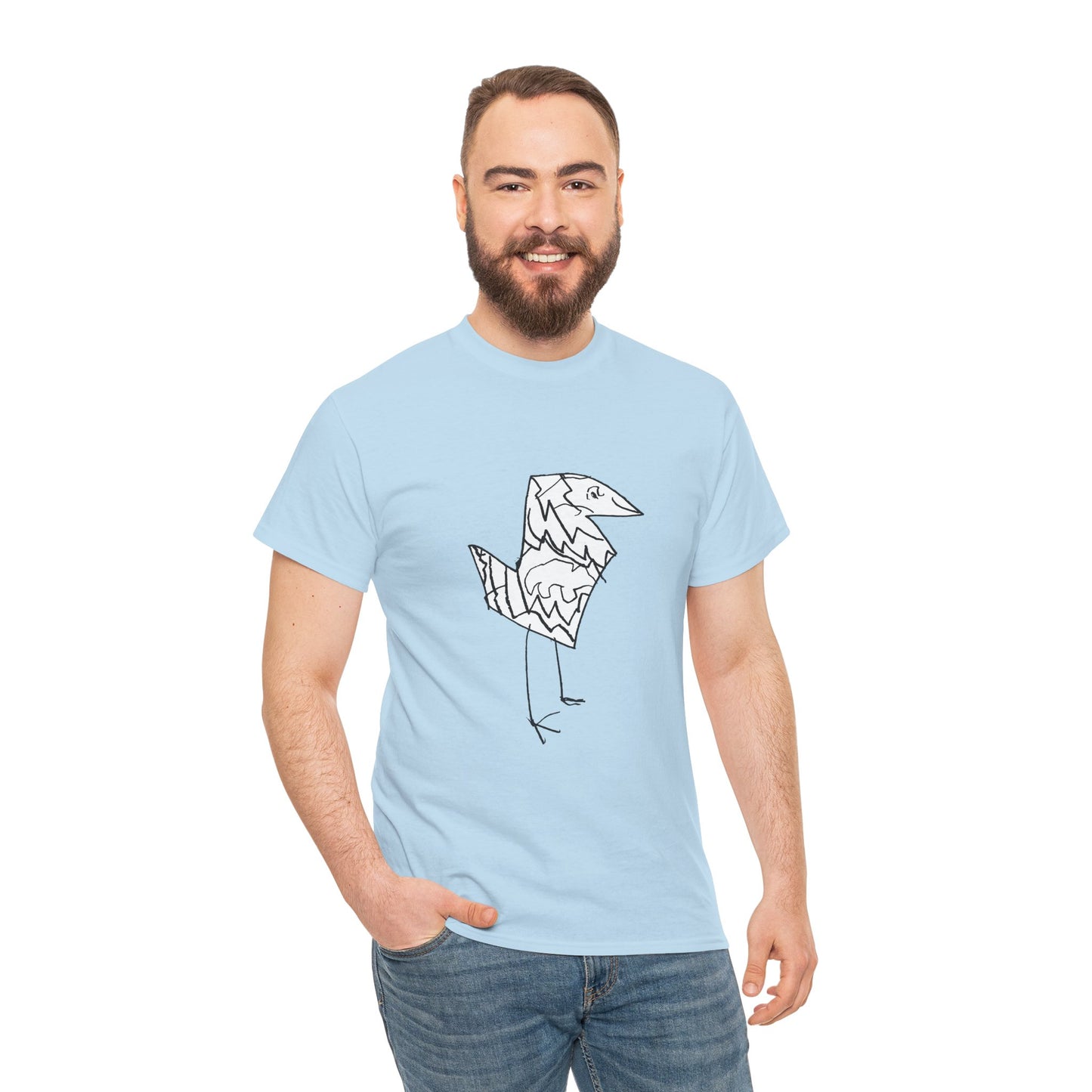 Nith OE Unisex Heavy Cotton Tee BIRD