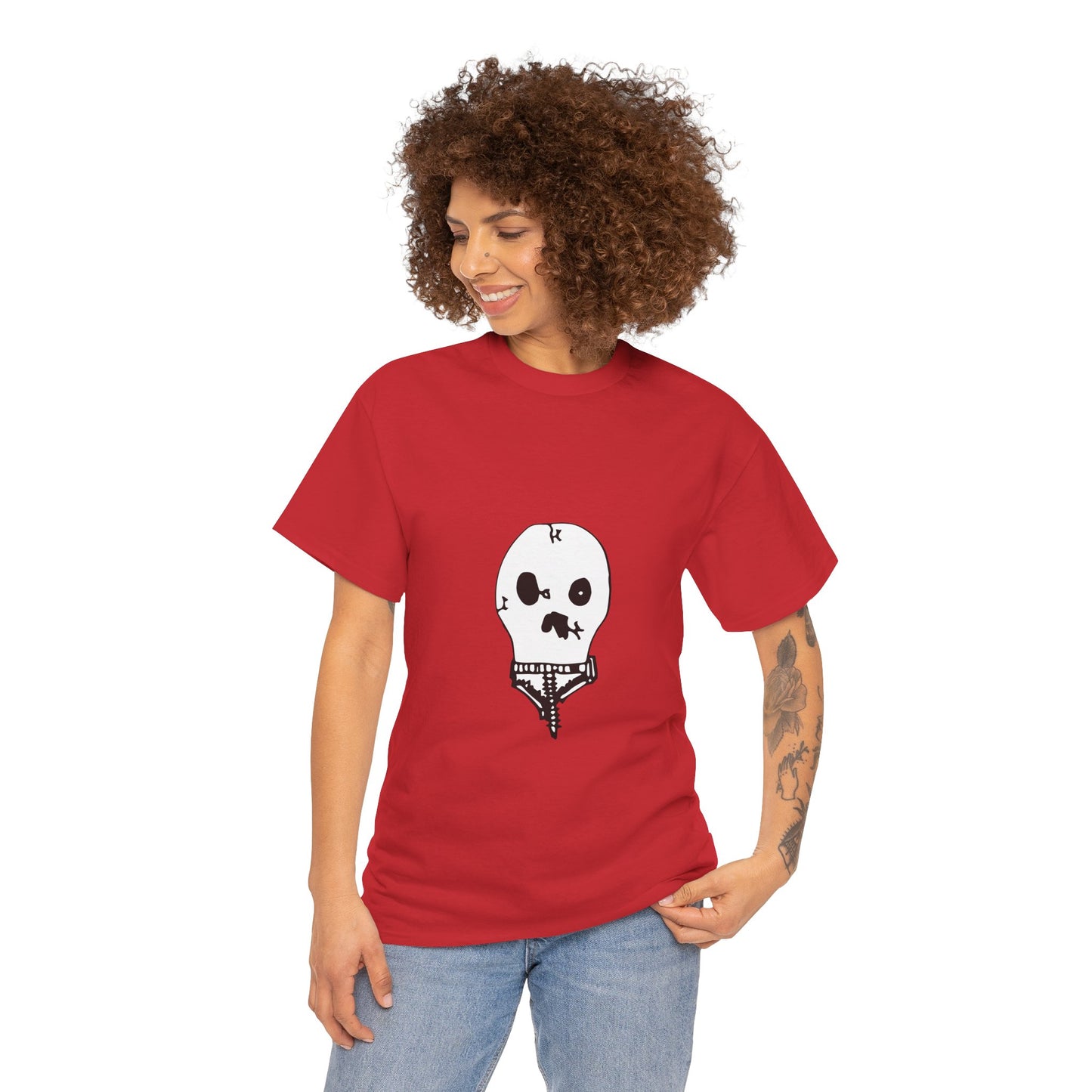 Nith OE Unisex Heavy Cotton Tee WITHERED SKELLY