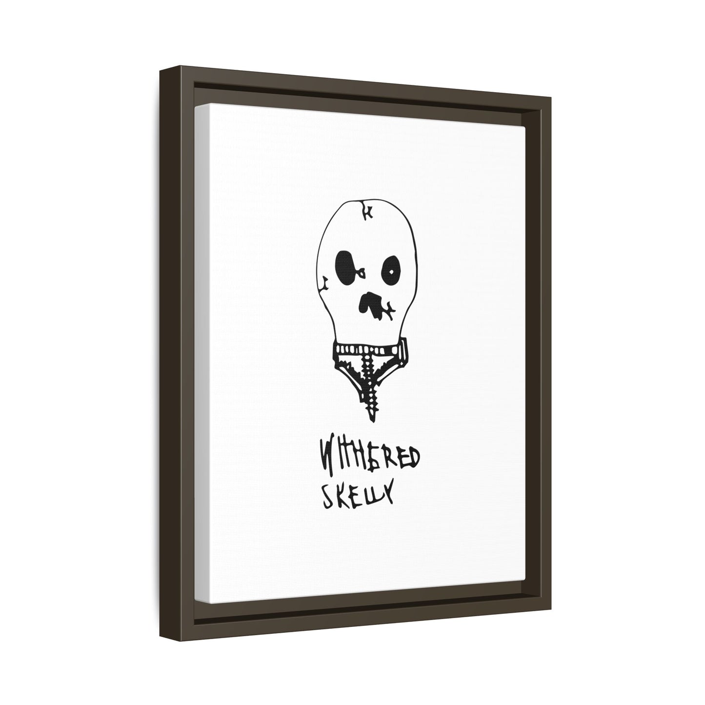 Nith OE Matte Canvas, Framed WITHERED SKELLY