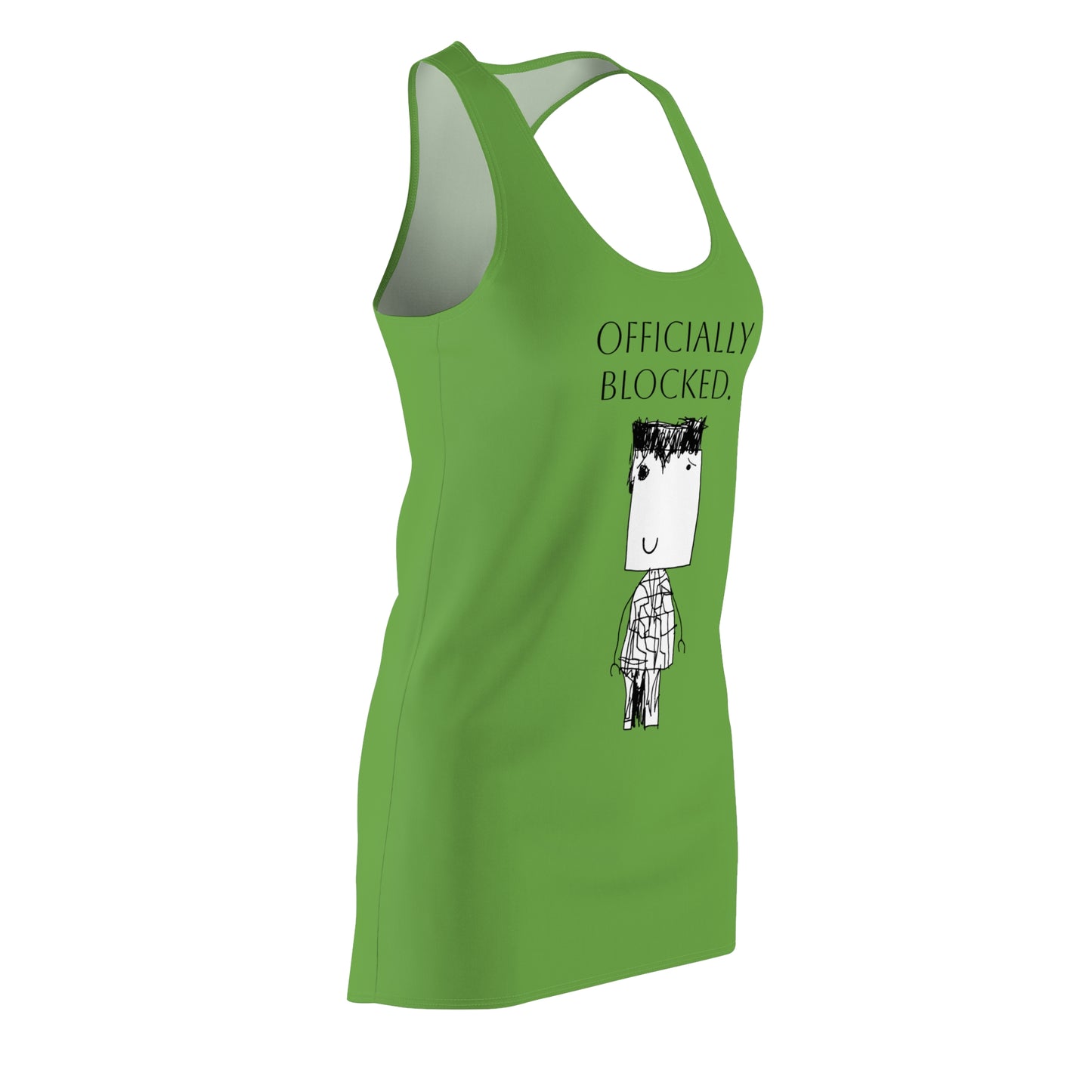Nith OE Women's Racerback Dress Green BLOCKHEAD