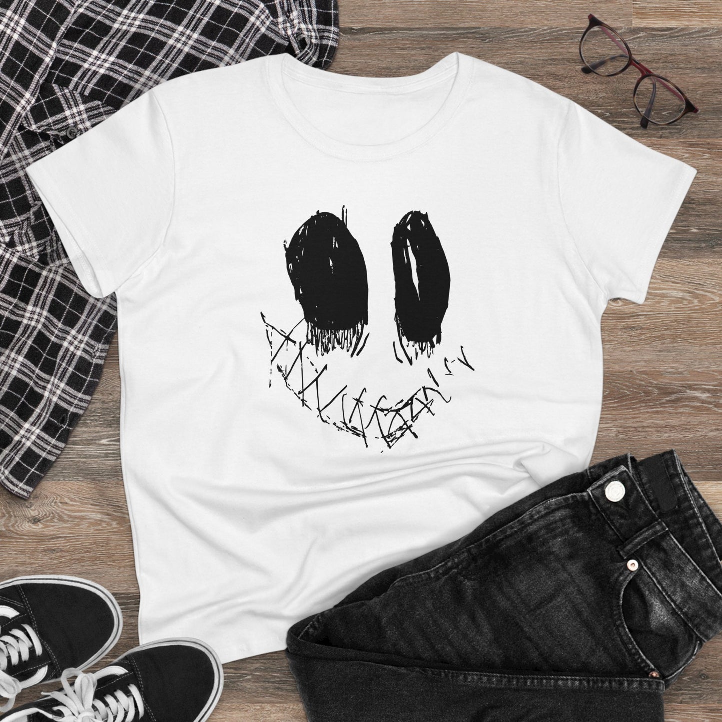 Nith OE Women's Midweight Cotton Tee SMILE