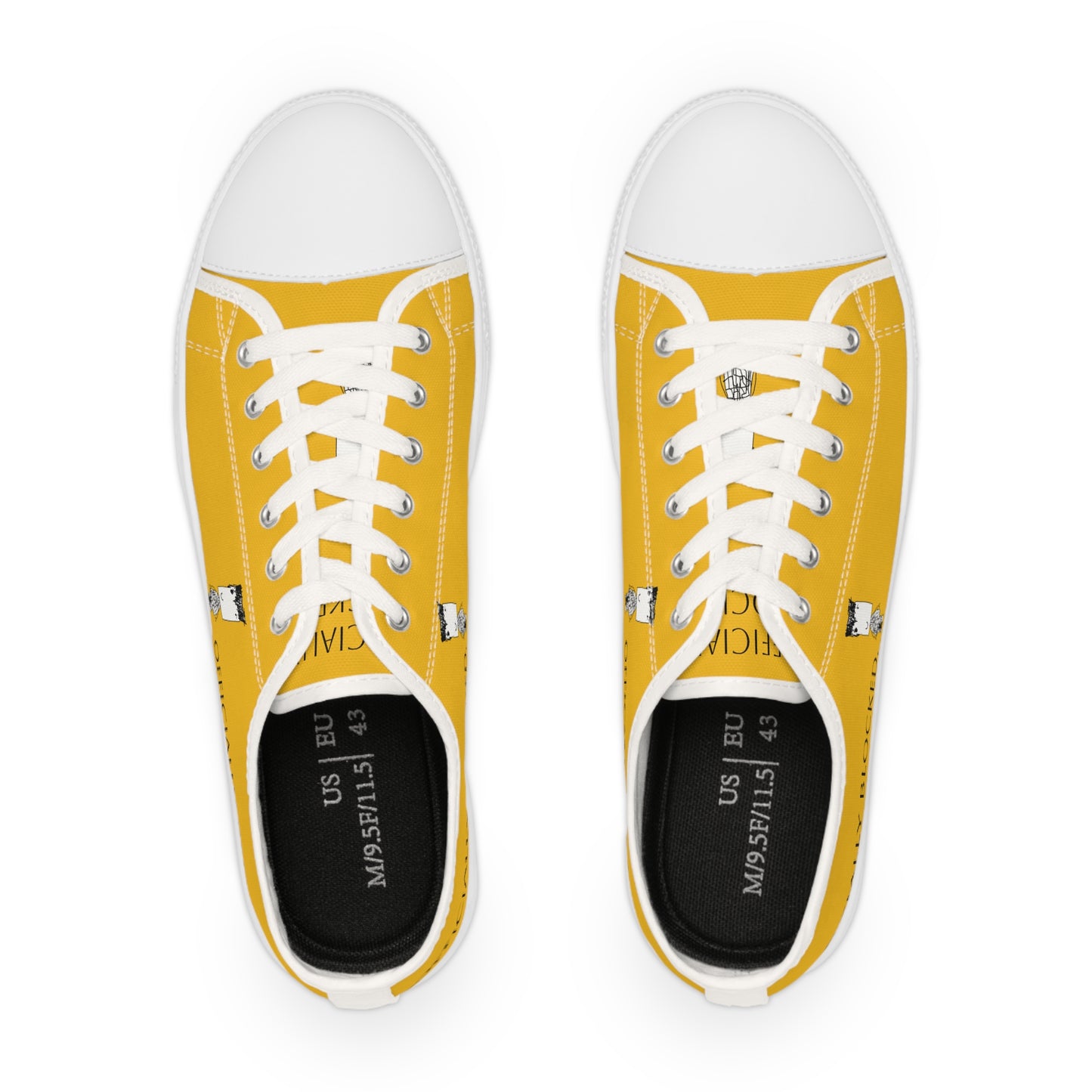 Nith OE Men's Low Top Sneakers Yellow BLOCKHEAD