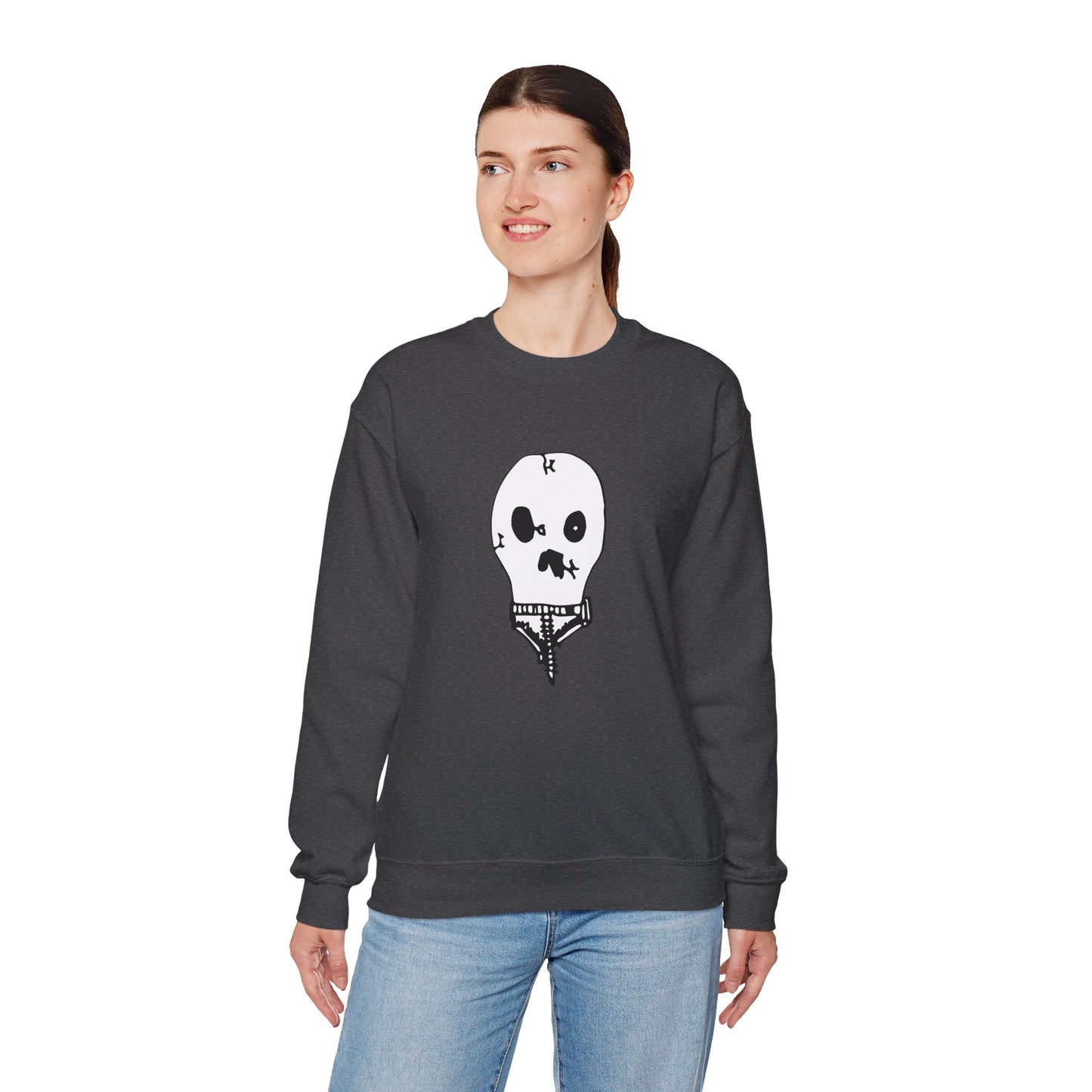 Nith OE Unisex Heavy Blend™ Crewneck Sweatshirt WITHERED SKELLY