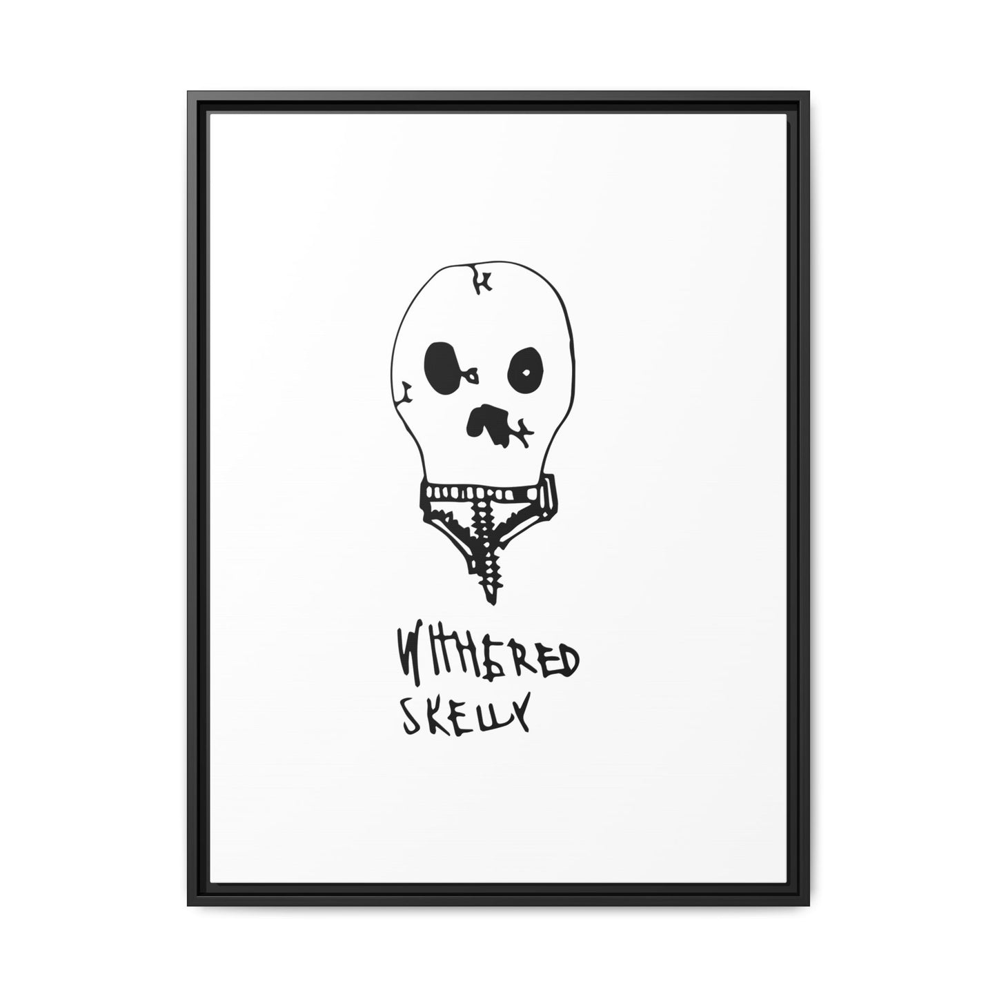 Nith OE Matte Canvas, Framed WITHERED SKELLY