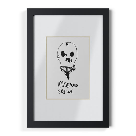 Nith OE Framed Poster WITHERED SKELLY