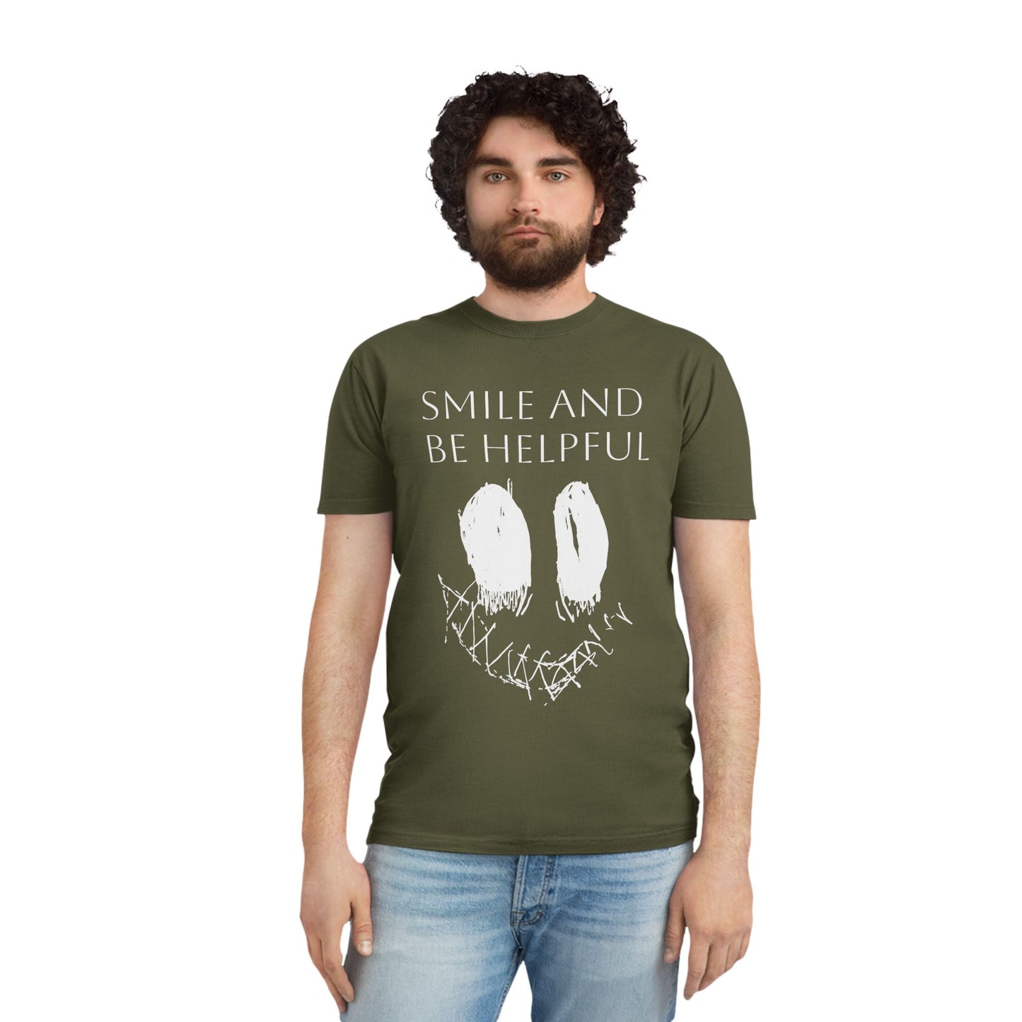 Nith OE Unisex Faded Shirt SMILE AND BE HELPFUL