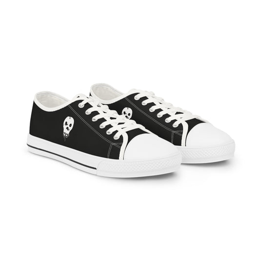 Nith OE Men's Low Top Sneakers Black WITHERED SKELLY