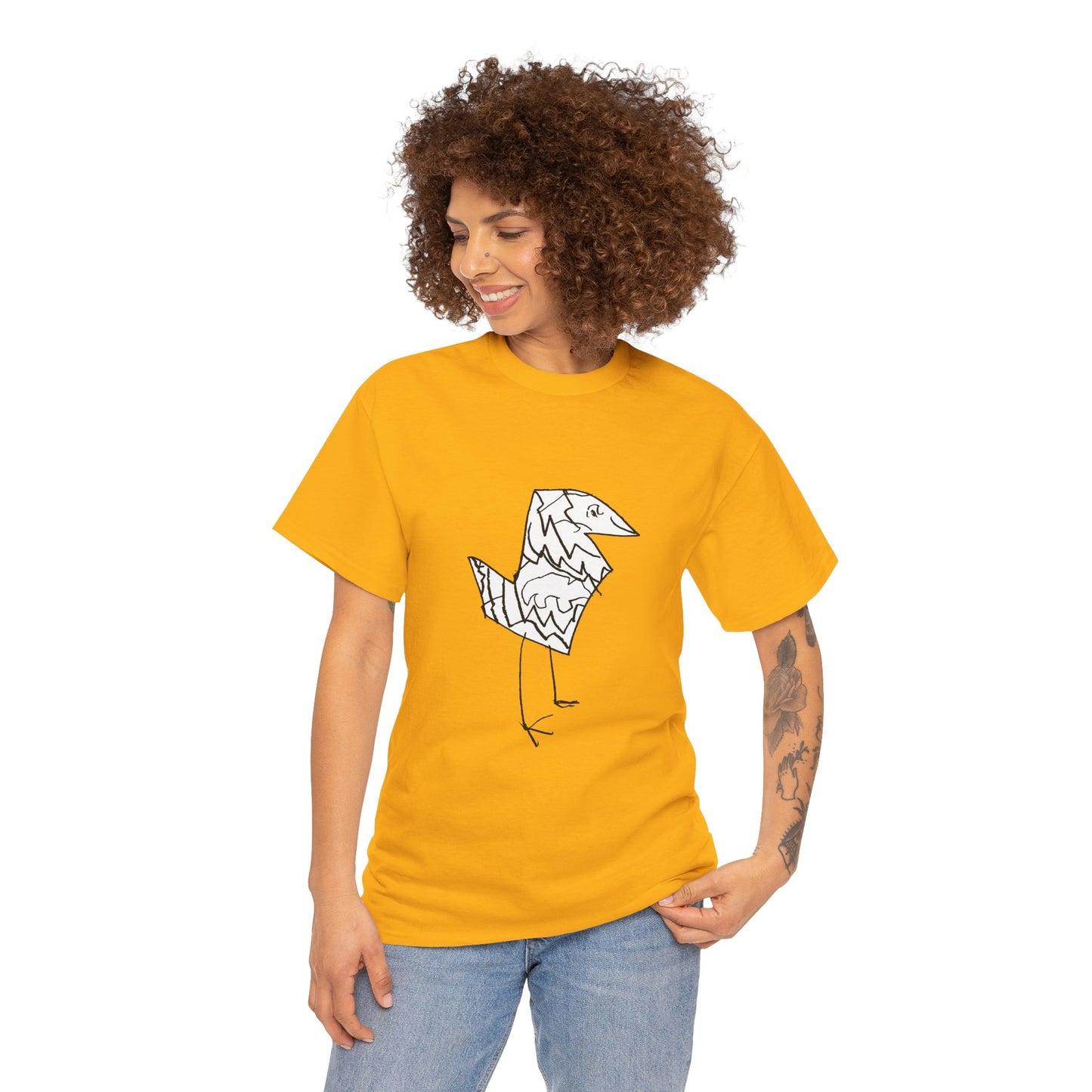 Nith OE Unisex Heavy Cotton Tee BIRD