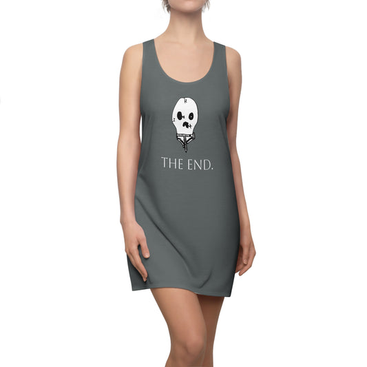 Nith OE Women's Racerback Dress Grey WITHERED SKELLY